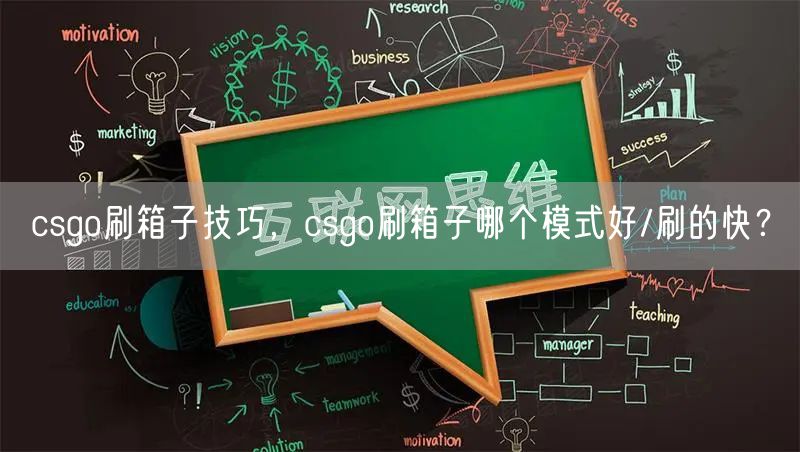 csgo刷箱子技巧，csgo刷箱子哪个模式好/刷的快？