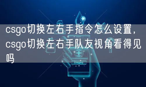 csgo切换左右手指令怎么设置,csgo切换左右手队友视角看得见吗