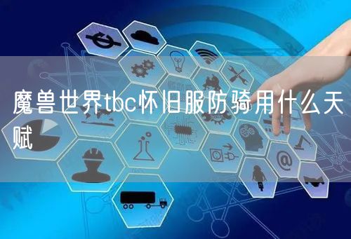 魔兽世界tbc怀旧服防骑用什么天赋