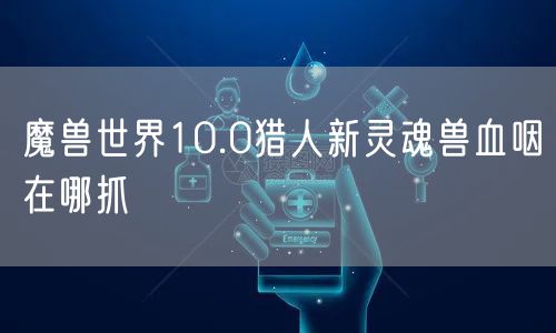 魔兽世界10.0猎人新灵魂兽血咽在哪抓