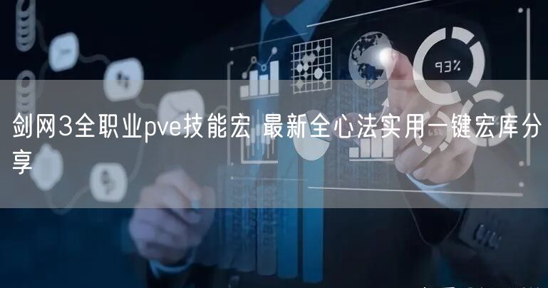 剑网3全职业pve技能宏 最新全心法实用一键宏库分享