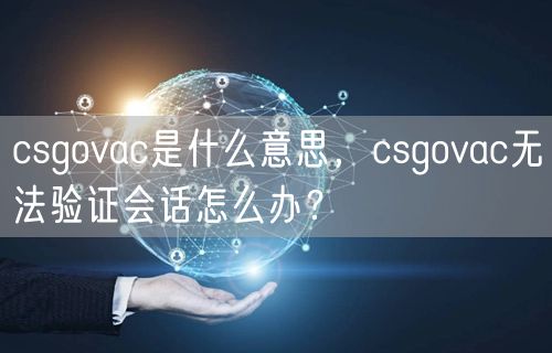 csgovac是什么意思，csgovac无法验证会话怎么办？