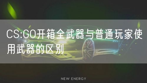 CS:GO开箱全武器与普通玩家使用武器的区别