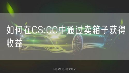 如何在CS:GO中通过卖箱子获得收益