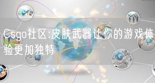Csgo社区:皮肤武器让你的游戏体验更加独特