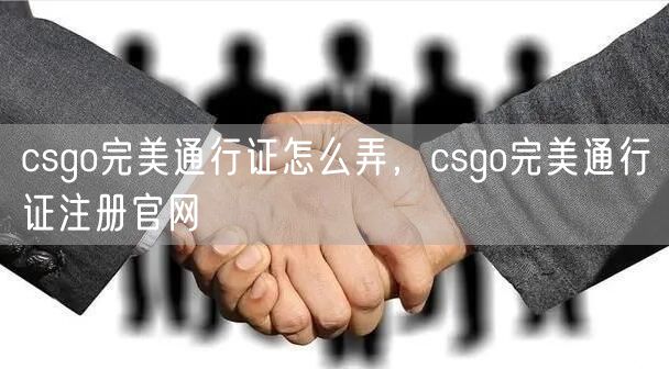 csgo完美通行证怎么弄，csgo完美通行证注册官网