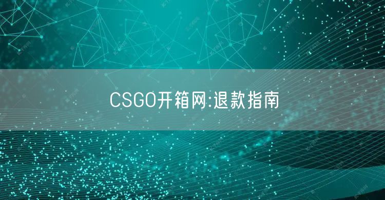 CSGO开箱网:退款指南