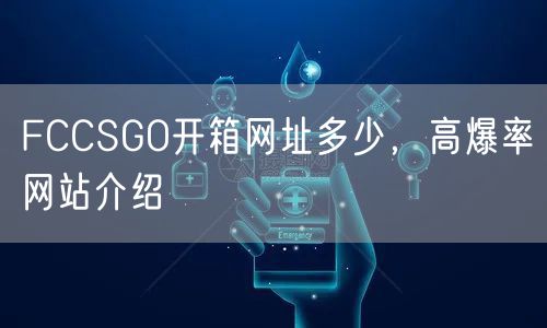FCCSGO开箱网址多少，高爆率网站介绍