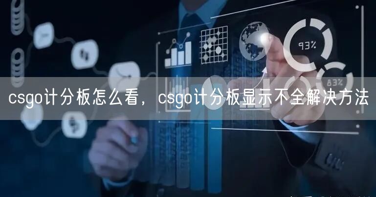 csgo计分板怎么看，csgo计分板显示不全解决方法