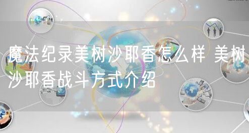 魔法纪录美树沙耶香怎么样 美树沙耶香战斗方式介绍