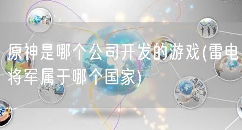 原神是哪个公司开发的游戏(雷电将军属于哪个国家)