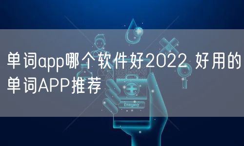 单词app哪个软件好2022 好用的单词APP推荐