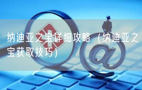 纳迪亚之宝详细攻略（纳迪亚之宝获取技巧）