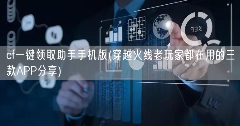 cf一键领取助手手机版(穿越火线老玩家都在用的三款APP分享)