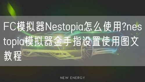 FC模拟器Nestopia怎么使用?nestopia模拟器金手指设置使用图文教程