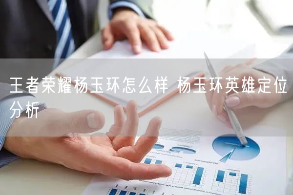 王者荣耀杨玉环怎么样 杨玉环英雄定位分析