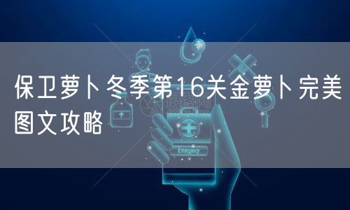 保卫萝卜冬季第16关金萝卜完美图文攻略