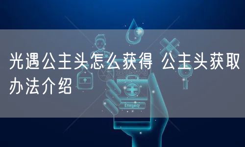 光遇公主头怎么获得 公主头获取办法介绍