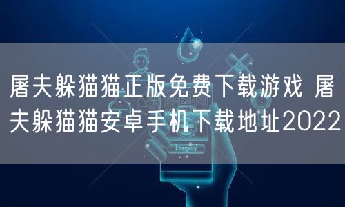 屠夫躲猫猫正版免费下载游戏 屠夫躲猫猫安卓手机下载地址2022