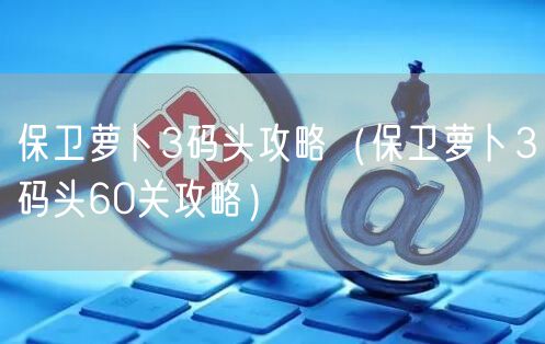 保卫萝卜3码头攻略（保卫萝卜3码头60关攻略）