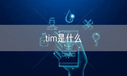 tim是什么