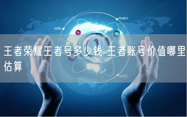 王者荣耀王者号多少钱 王者账号价值哪里估算