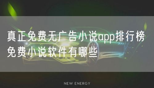真正免费无广告小说app排行榜 免费小说软件有哪些