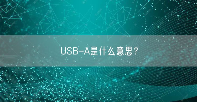 USB-A是什么意思？
