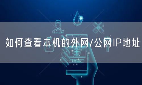 如何查看本机的外网/公网IP地址
