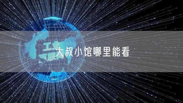 大叔小馆哪里能看