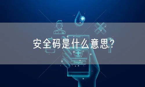 安全码是什么意思?