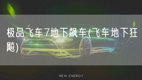 极品飞车7地下飙车(飞车地下狂飚)