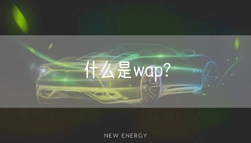 什么是wap?