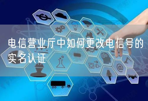 电信营业厅中如何更改电信号的实名认证