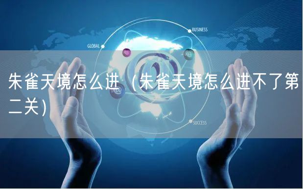 朱雀天境怎么进（朱雀天境怎么进不了第二关）