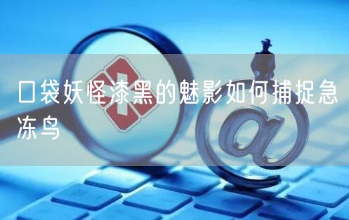 口袋妖怪漆黑的魅影如何捕捉急冻鸟