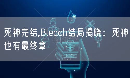 死神完结,Bleach结局揭晓:死神也有最终章