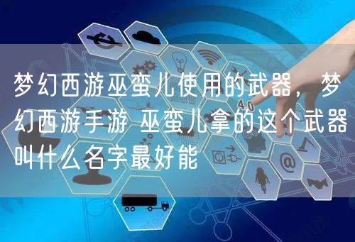 梦幻西游巫蛮儿使用的武器,梦幻西游手游 巫蛮儿拿的这个武器叫什么名字最好能