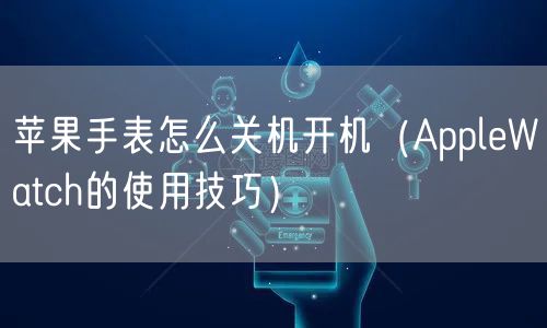 苹果手表怎么关机开机（AppleWatch的使用技巧）