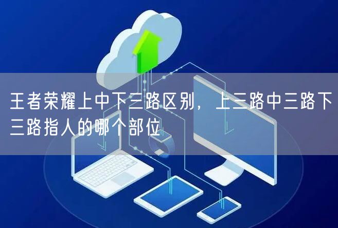 王者荣耀上中下三路区别,上三路中三路下三路指人的哪个部位