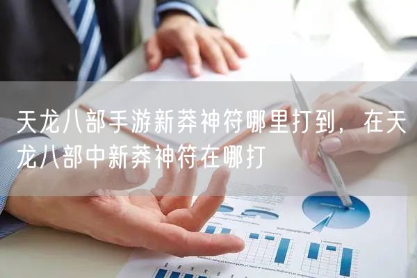 天龙八部手游新莽神符哪里打到,在天龙八部中新莽神符在哪打