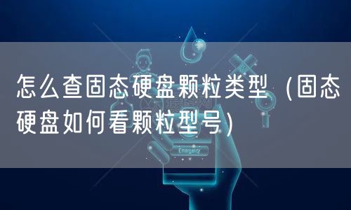 怎么查固态硬盘颗粒类型(固态硬盘如何看颗粒型号)