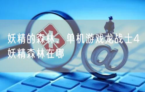 妖精的森林,单机游戏龙战士4妖精森林在哪
