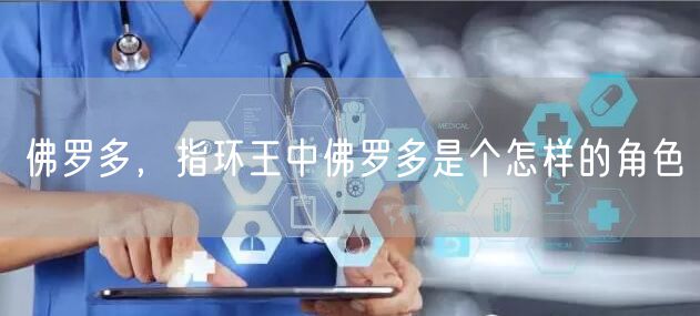 佛罗多,指环王中佛罗多是个怎样的角色