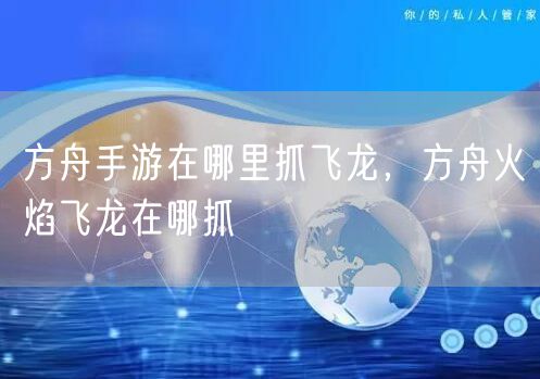 方舟手游在哪里抓飞龙,方舟火焰飞龙在哪抓