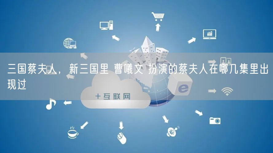 三国蔡夫人，新三国里 曹曦文 扮演的蔡夫人在哪几集里出现过