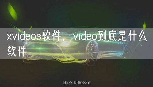 xvideos软件,video到底是什么软件