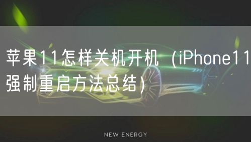 苹果11怎样关机开机(iPhone11强制重启方法总结)