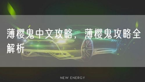 薄樱鬼中文攻略,薄樱鬼攻略全解析