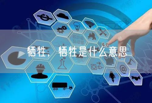 牺牲,牺牲是什么意思